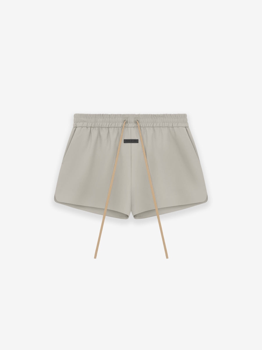 Wool Gabardine Running Short - 1