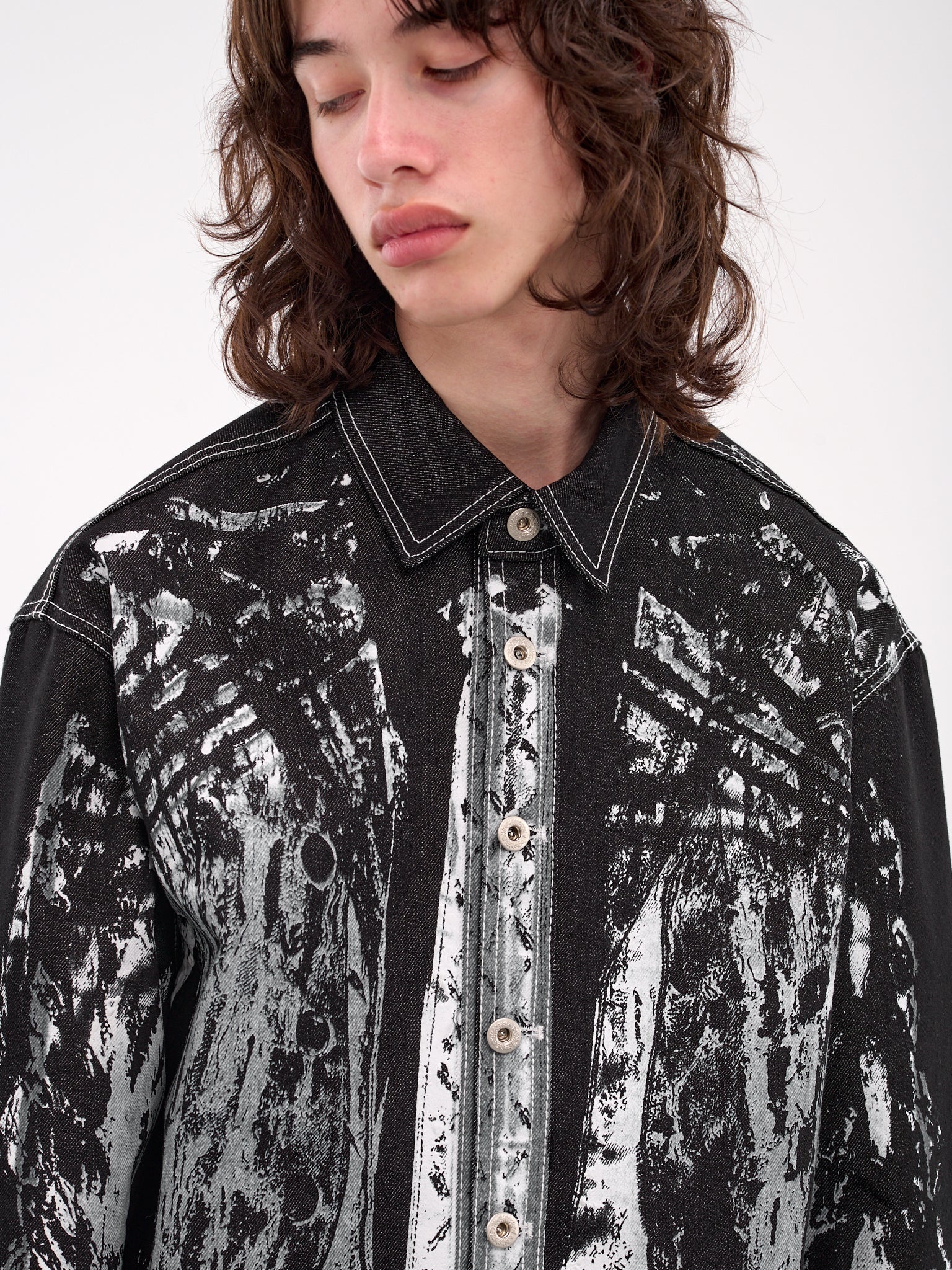 Printed Trompe L'oeil Shirt - 4