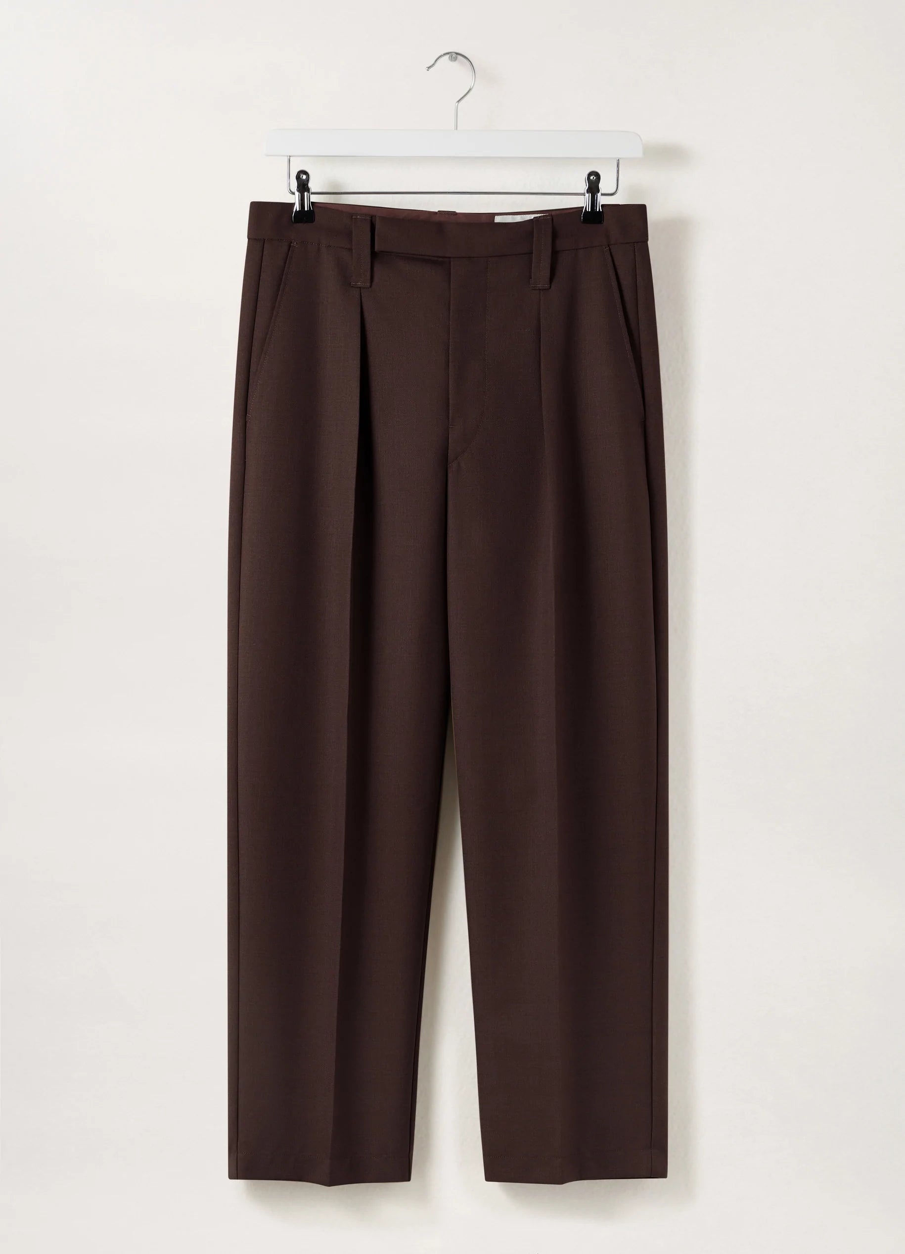 ONE PLEAT PANTS
POLY WOOL TWILL - 1