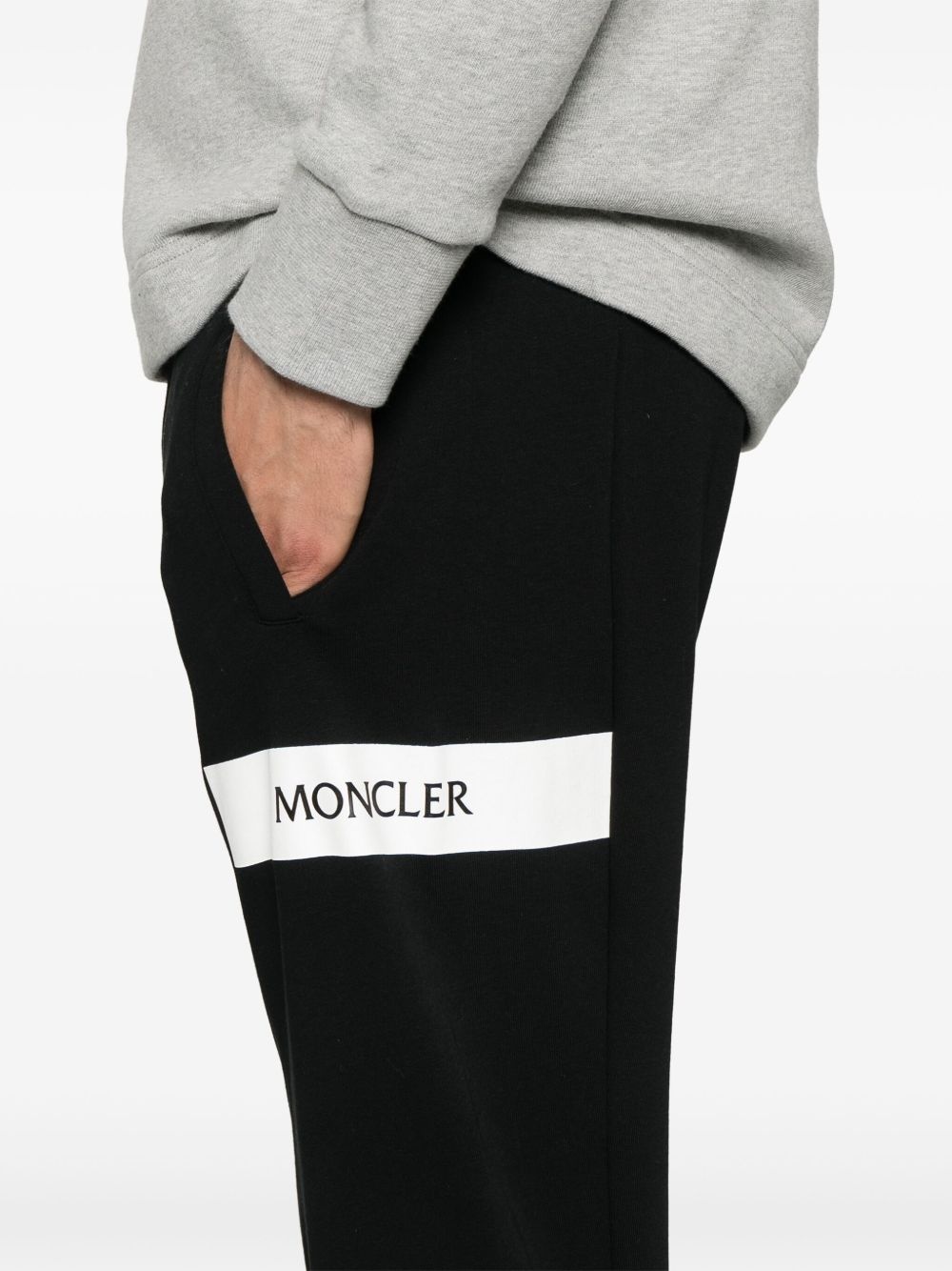 raised-logo track trousers - 5
