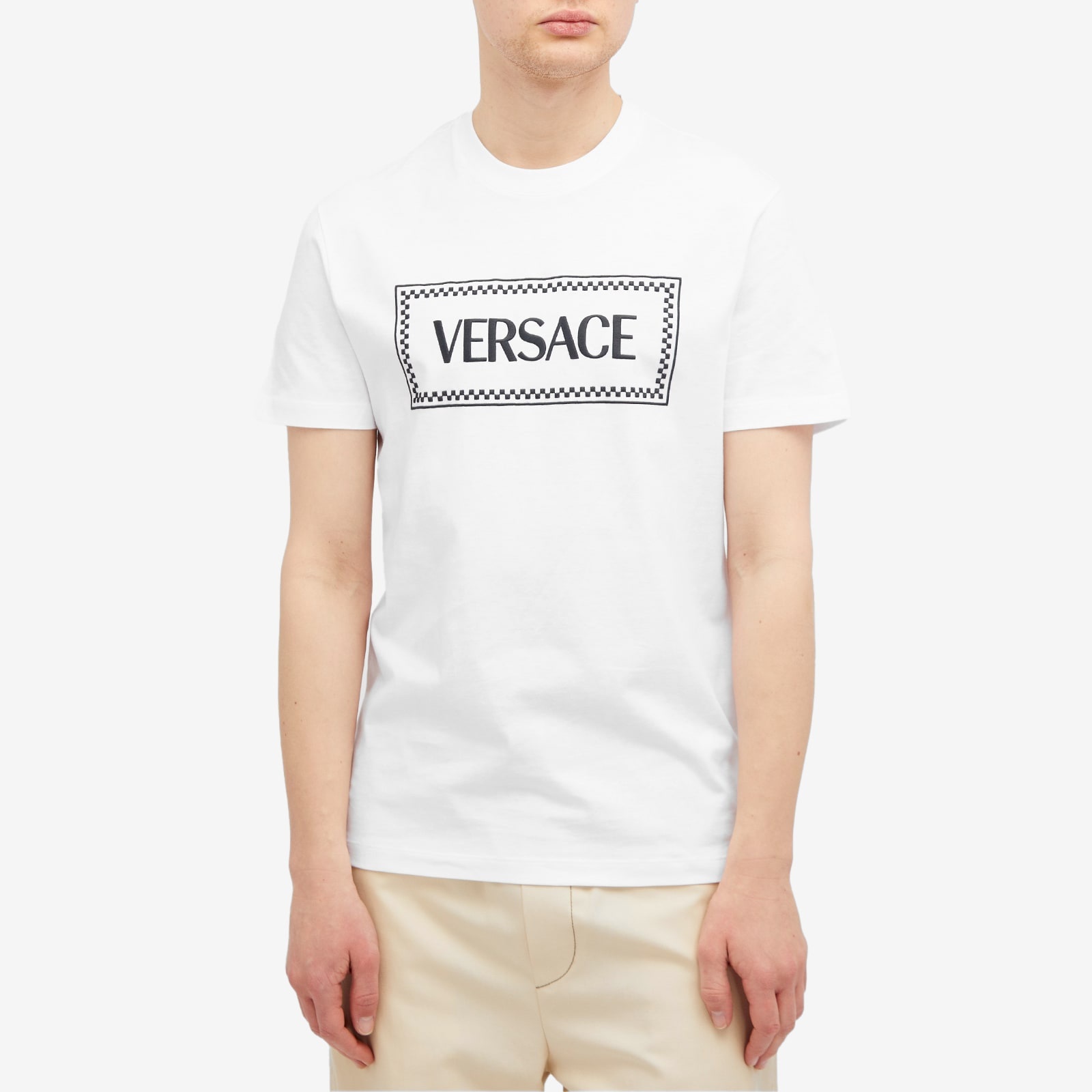 Versace Tiles Embroidered Tee - 2