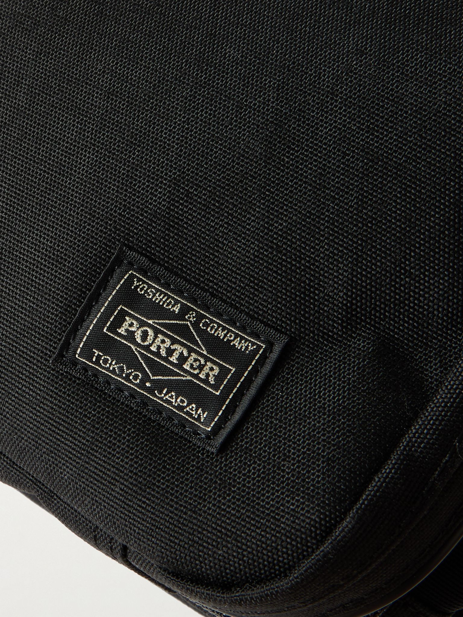 Hybrid Cordura® Nylon Messenger Bag Black - 4