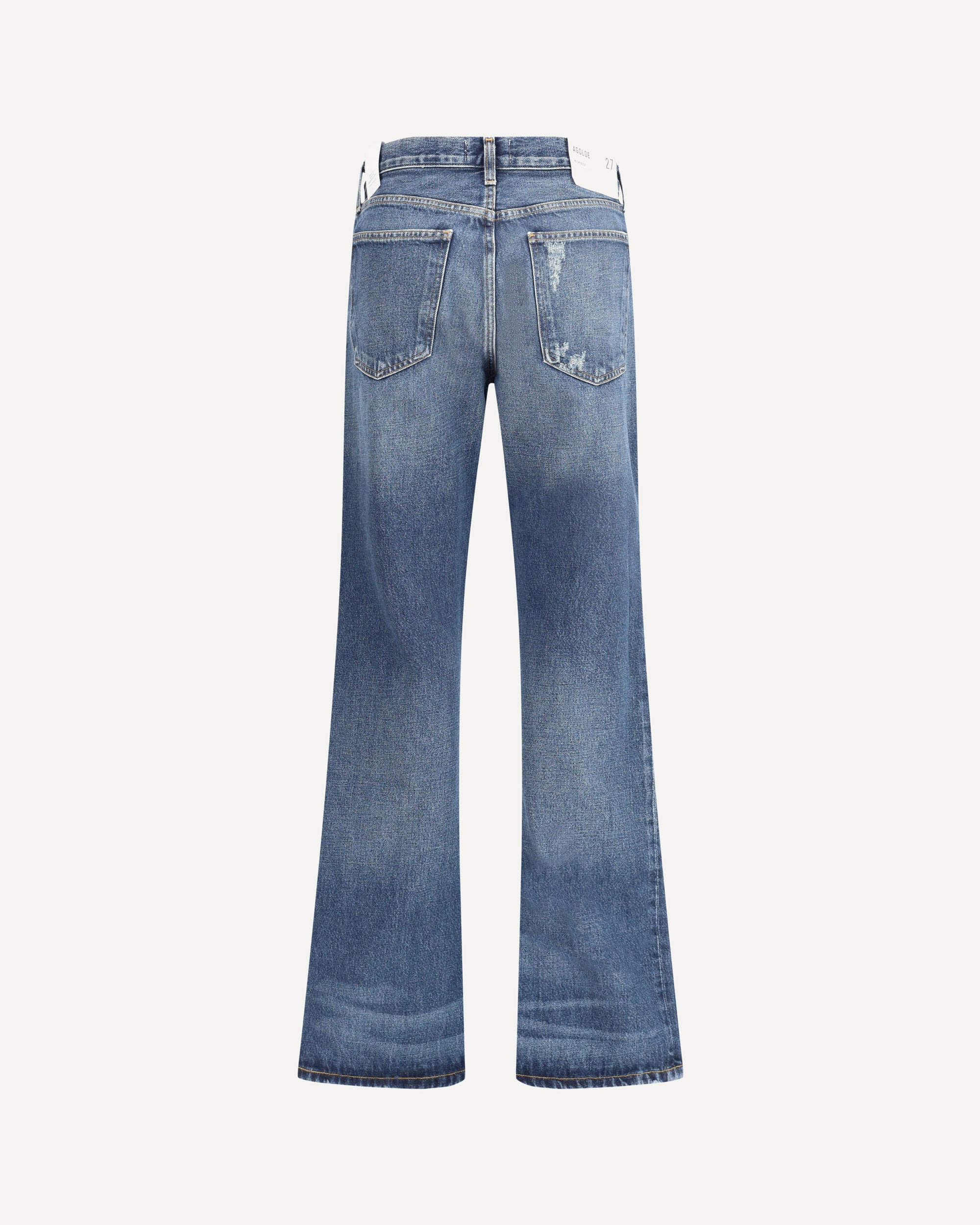 Kick Boot Jeans stencil color mid rise - 2
