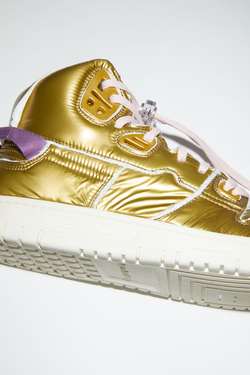 High top sneakers - Gold/purple 6