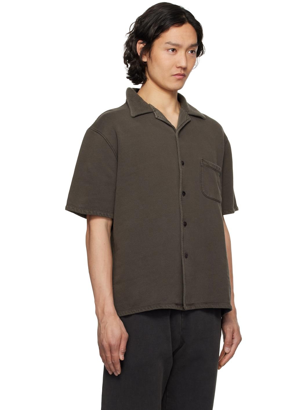 Black Heavyweight Cuban Shirt - 2