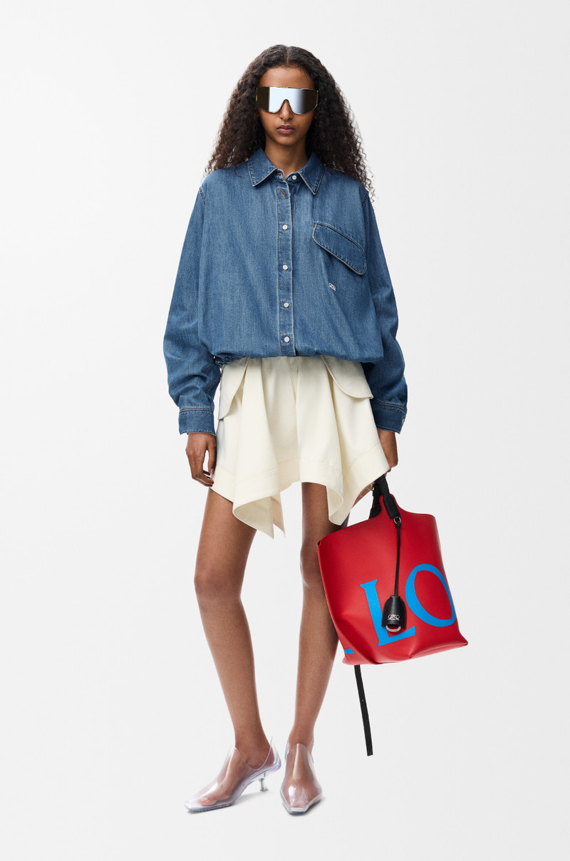 Loewe Belted shirt in denim outlook