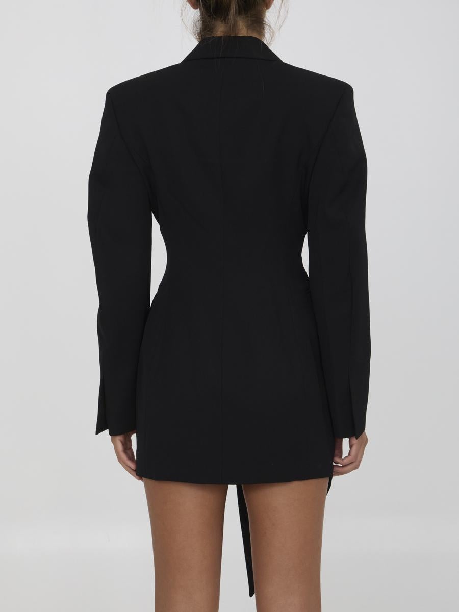 Alexander Wang Alexander Wang Asymmetric Minidress Blazer In