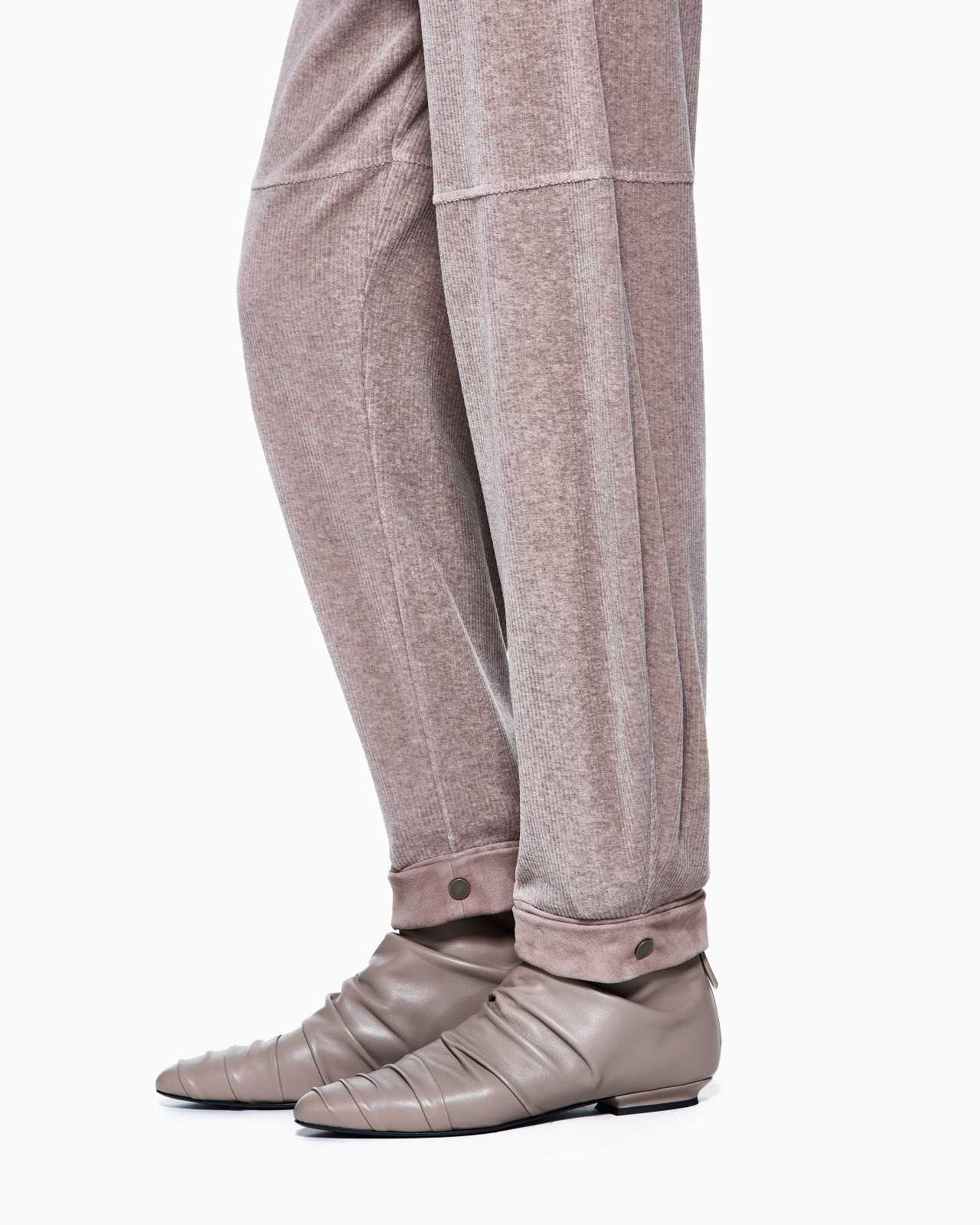 RELAXED TROUSERS IN RIBBED CHENILLE JERSEY - 4