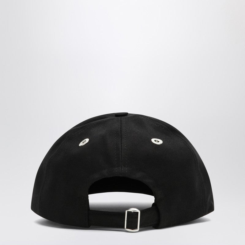 Ami Paris Black Baseball Cap With Logo Men - 2