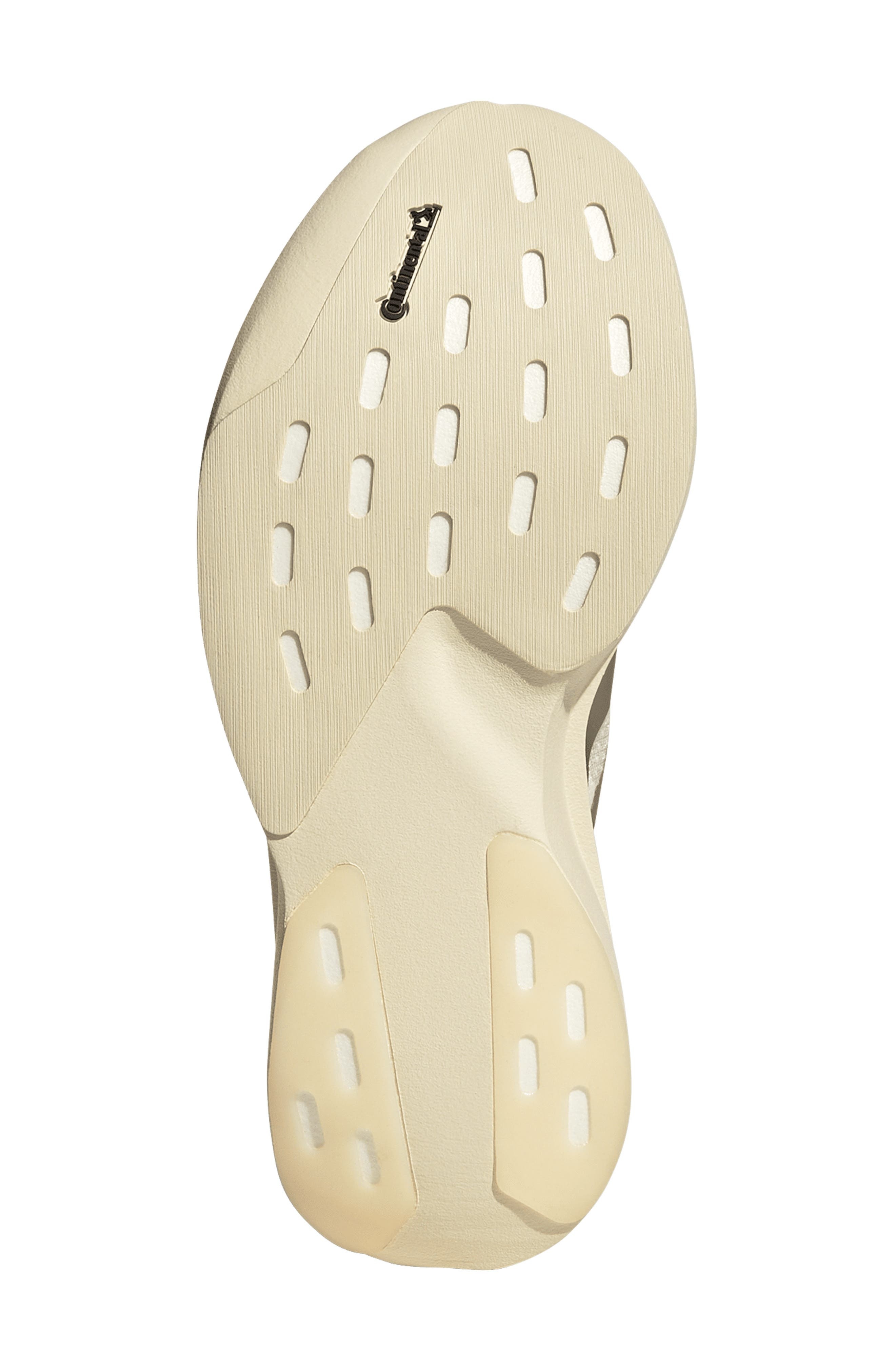 adidas Adizero Evo SL Running Shoe in White/Cyber Metallic/Vanilla at Nordstrom - 5