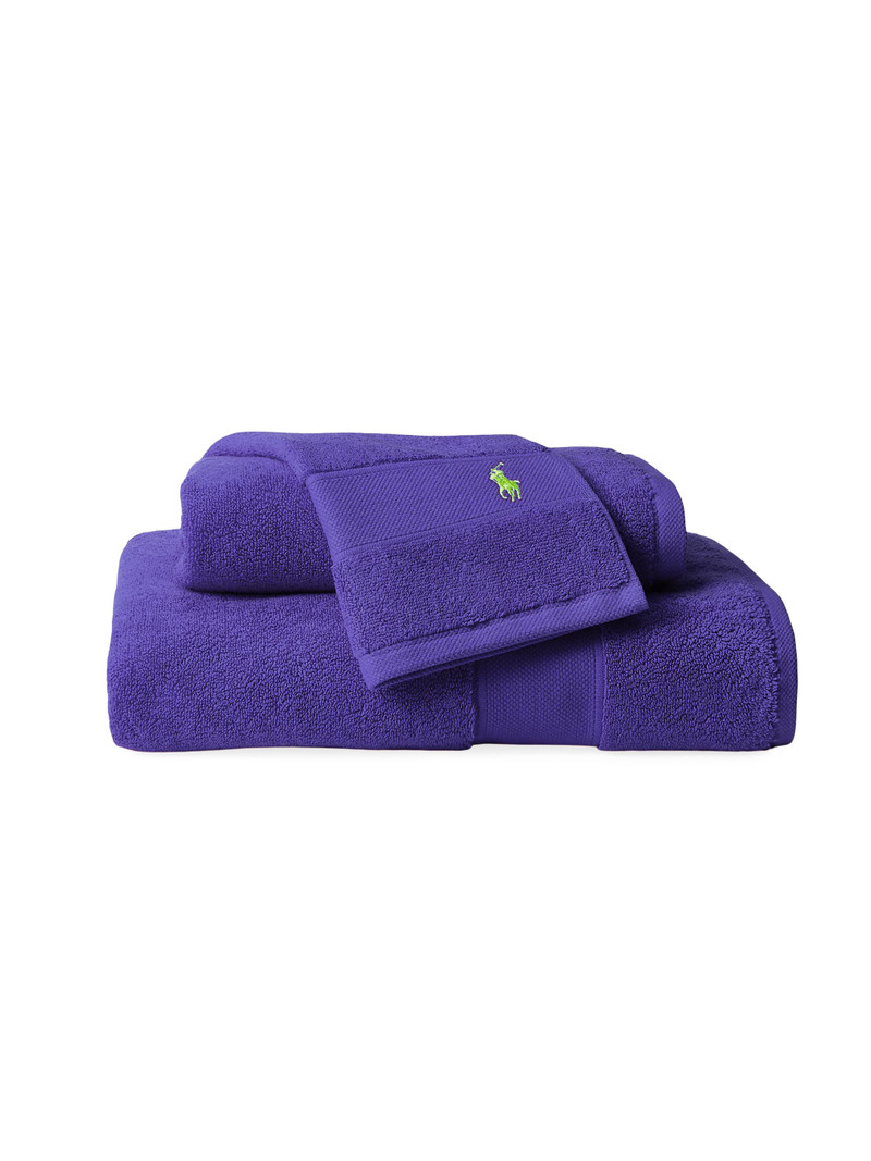 Polo Player Cotton Bath Mat - Chalet Purple 3