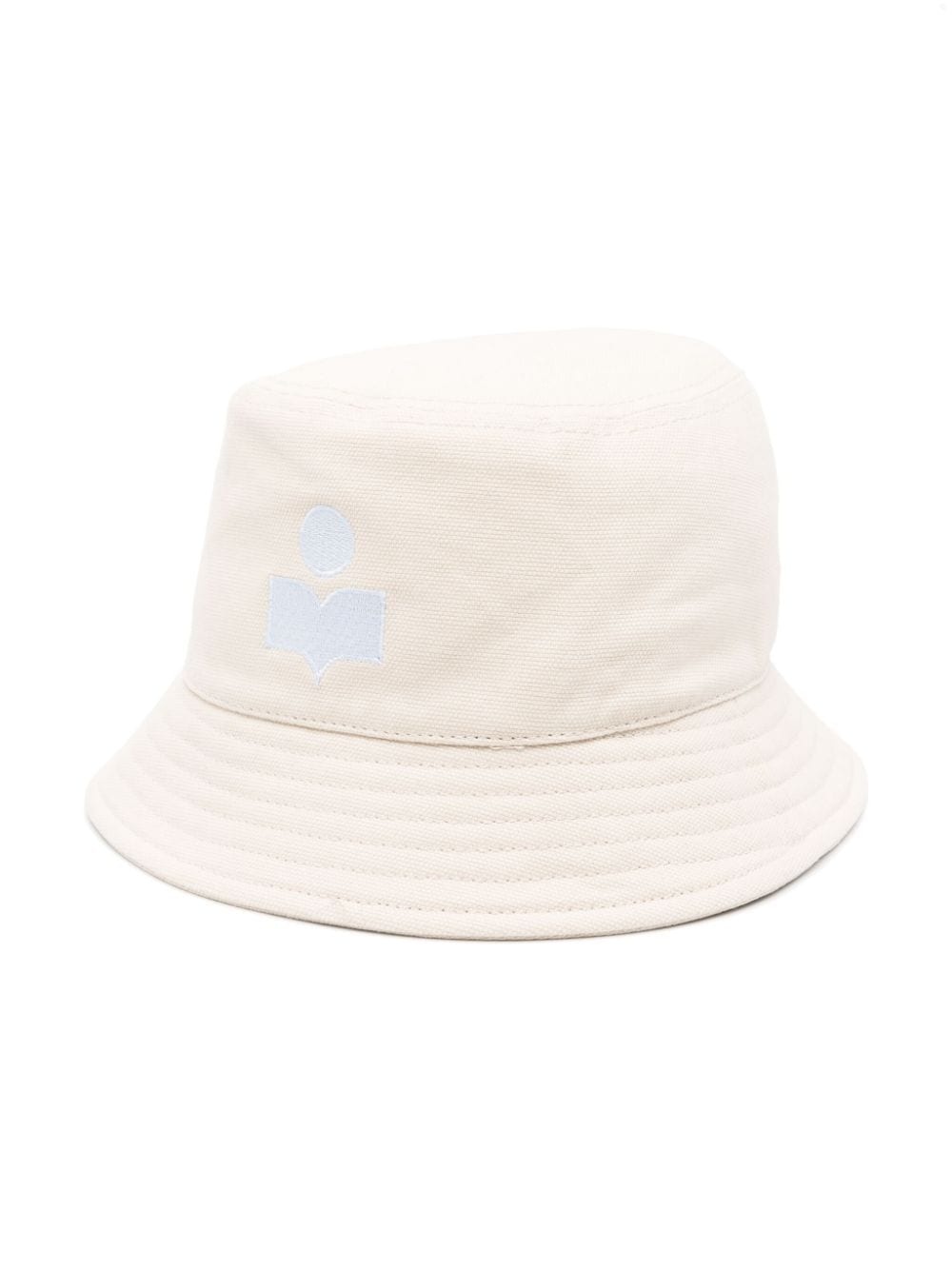logo-embroidered bucket hat - 1