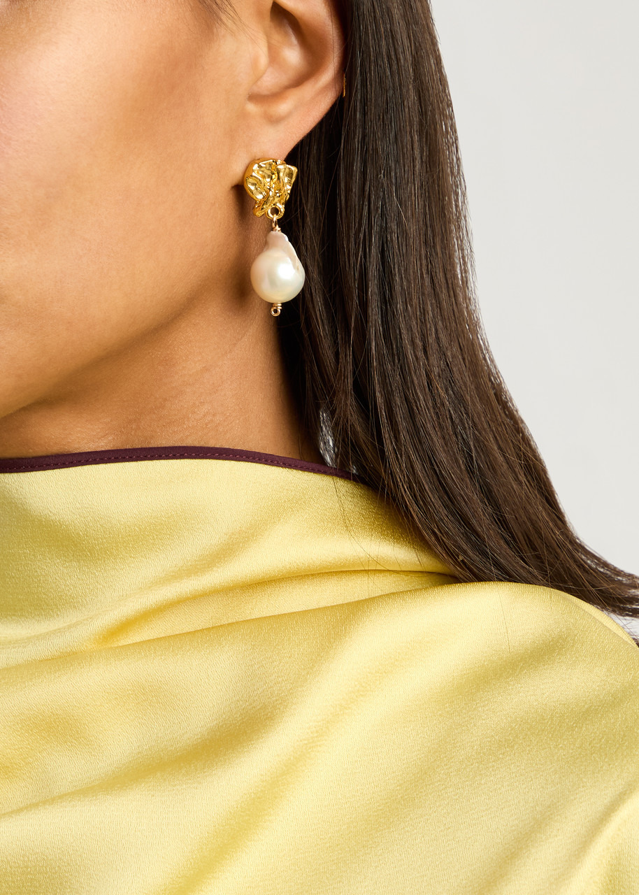 Alighieri The Fragment Of Light 24kt Gold-plated Drop Earrings - 2