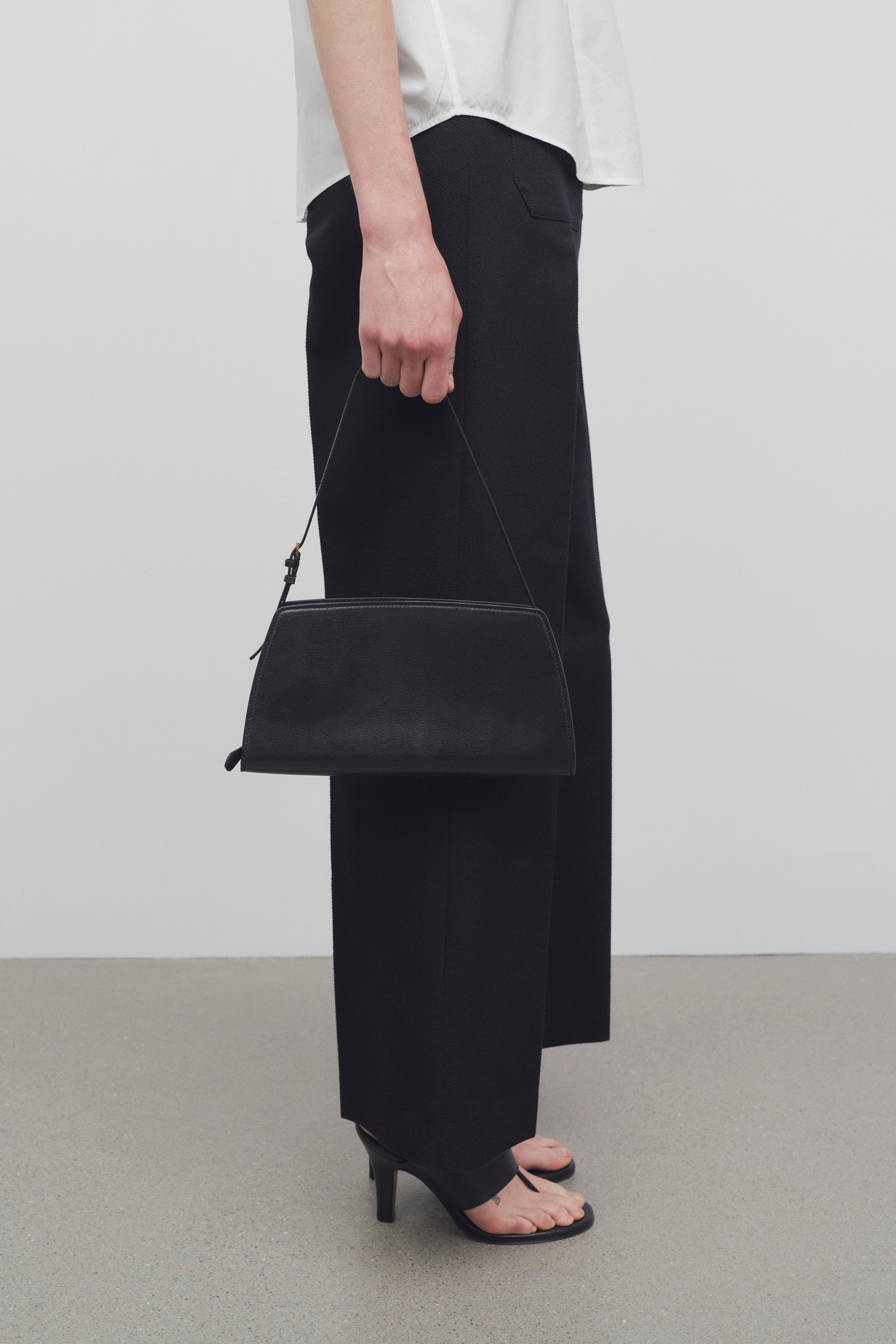 The Row Dalia Baguette in Leather | REVERSIBLE