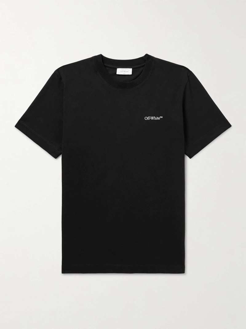 Slim-Fit Logo-Print Cotton-Jersey T-Shirt - 1