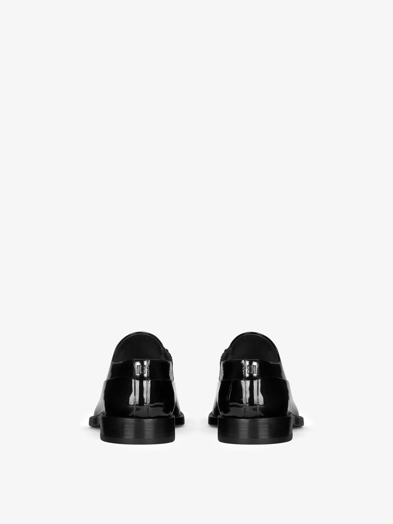 SQUARED DERBIES IN PATENT LEATHER 6