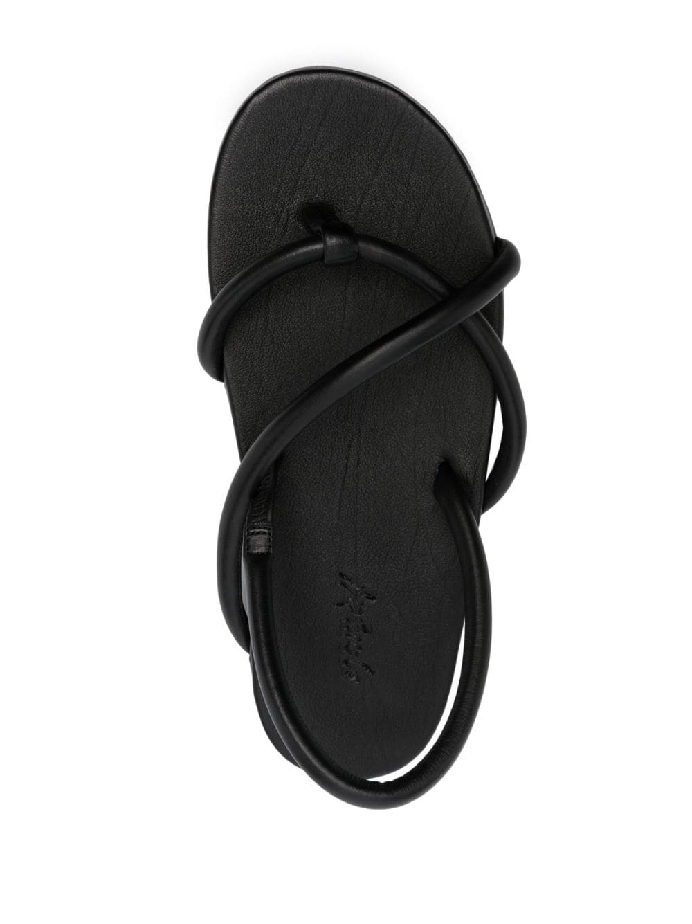 slingback leather sandals - 4