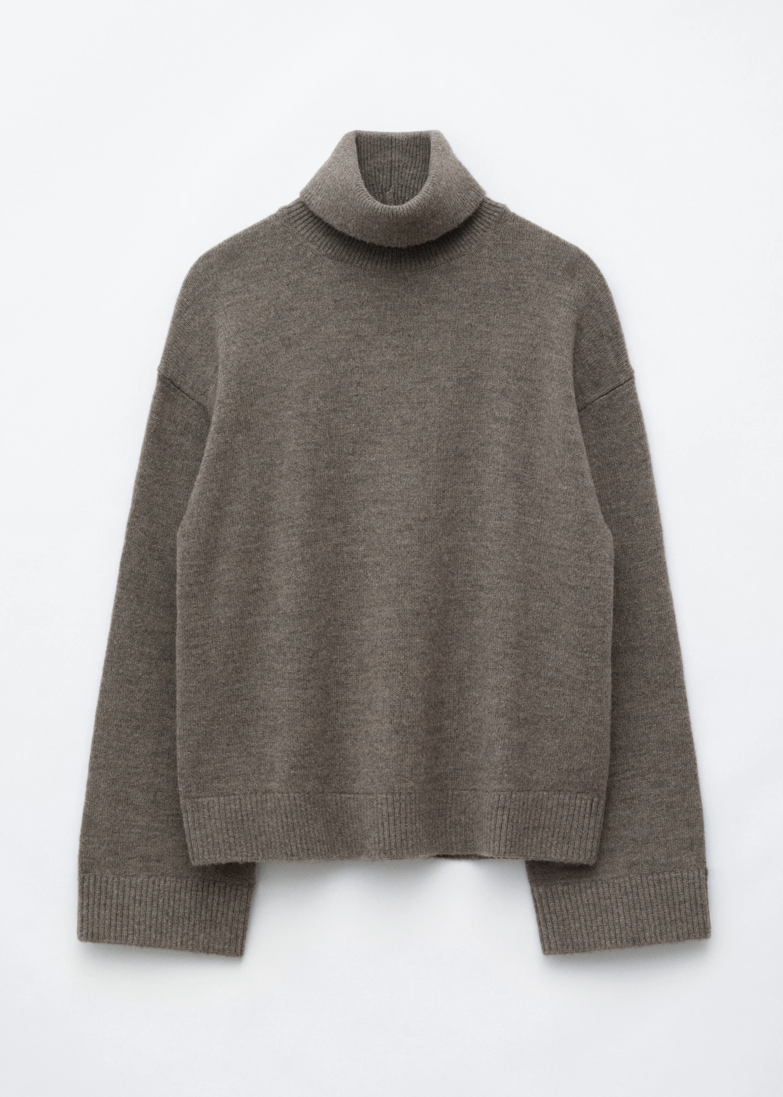 Wool-Cotton Turtleneck Jumper - 1