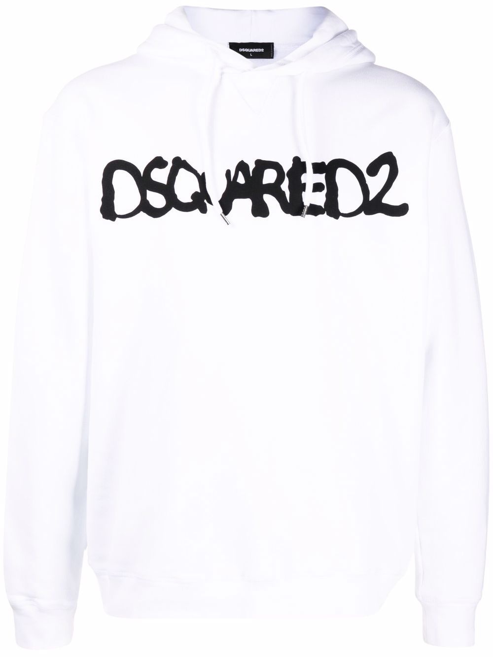 logo-print hoodie - 1