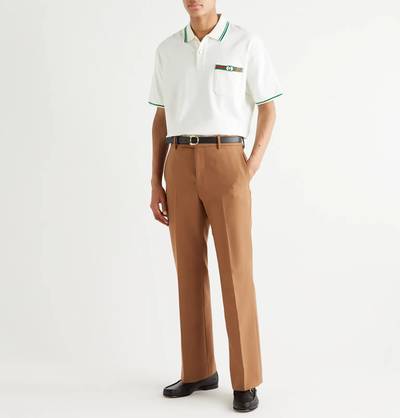 GUCCI Flared Canvas Trousers outlook