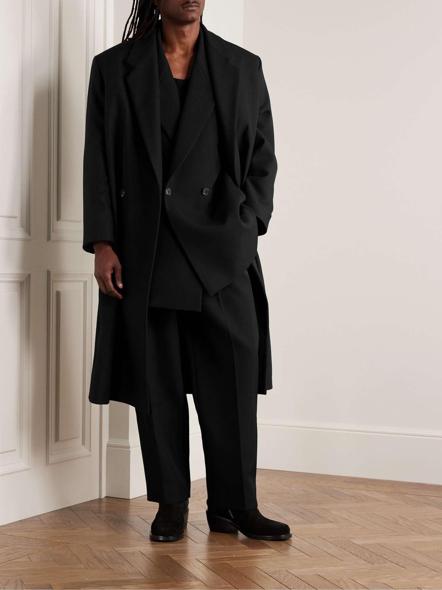Double-Breasted Wool Overcoat - 2