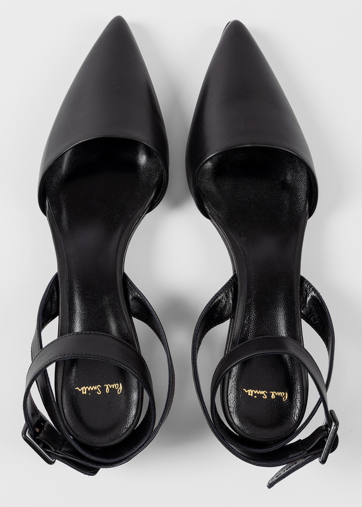 Women's Black Leather 'Bodhi' Heels - 5