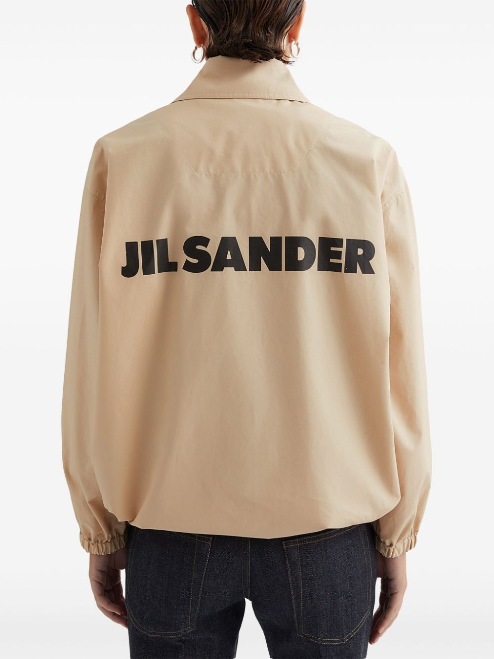 logo-print jacket - 4