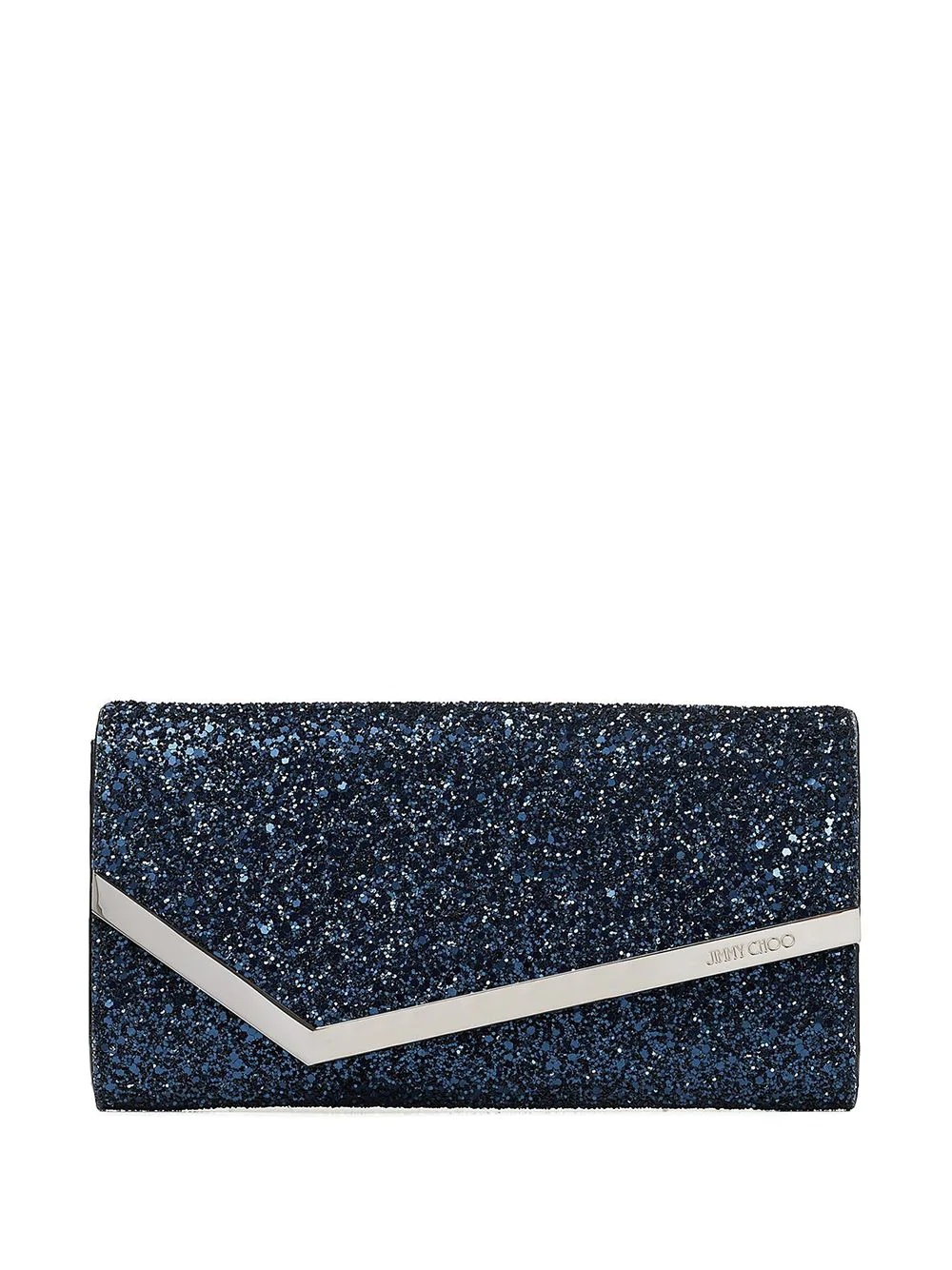 glitter-detail Emmie clutch - 1