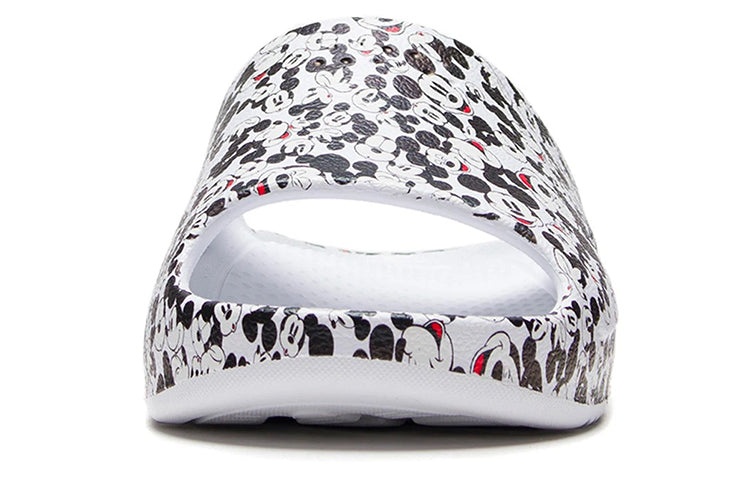 (WMNS) Disney x Li-Ning Casual Fashion Mickey Slippers 'Standard White Black' AGAS010-1 - 5