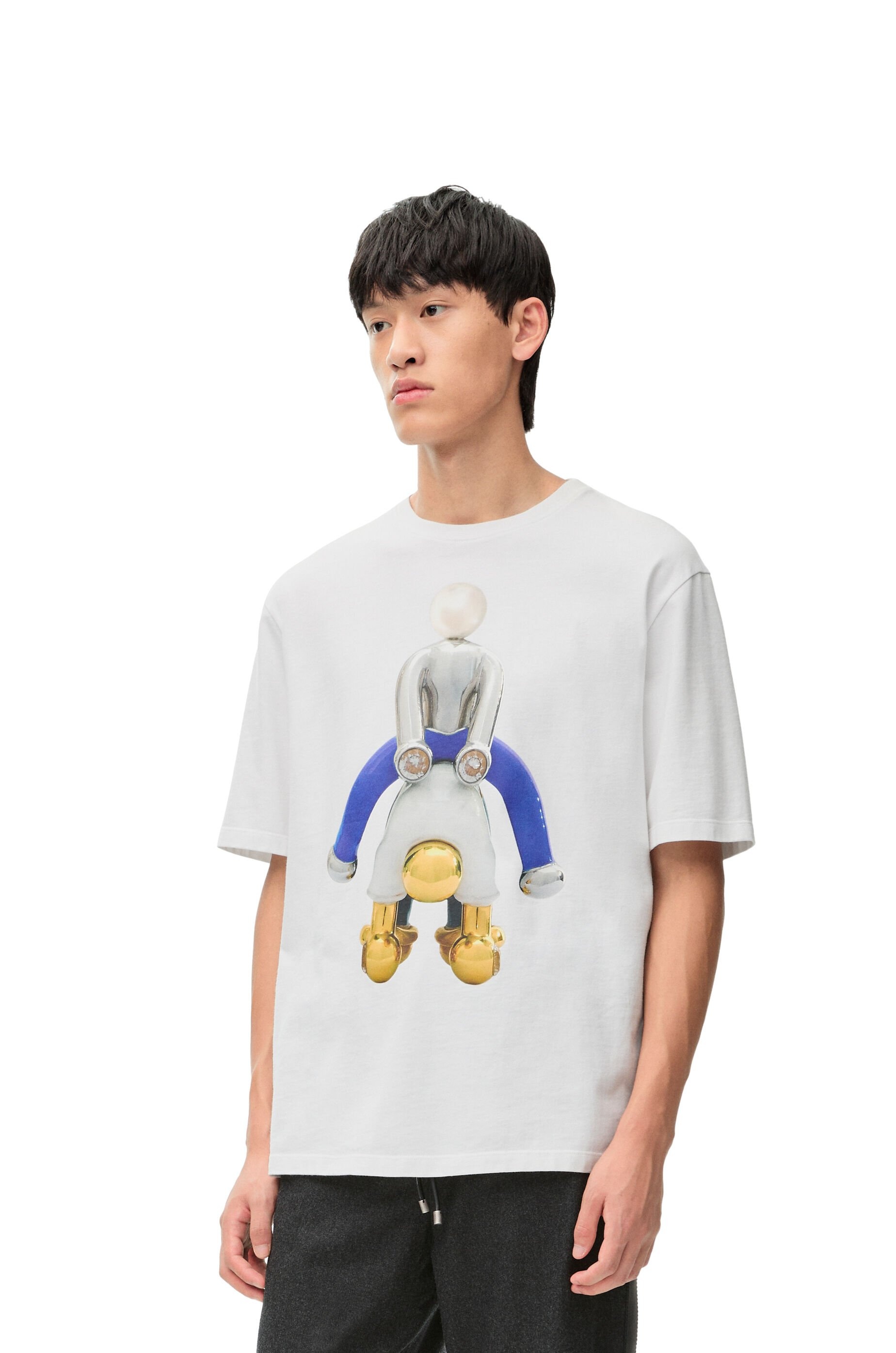 Loose fit T-shirt in cotton - 3