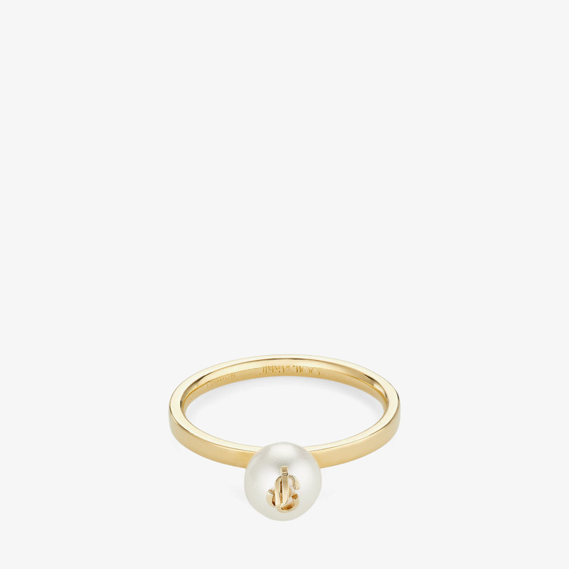 JC Pearl Ring
Gold-Finish Metal Ring with JC Pearl 1