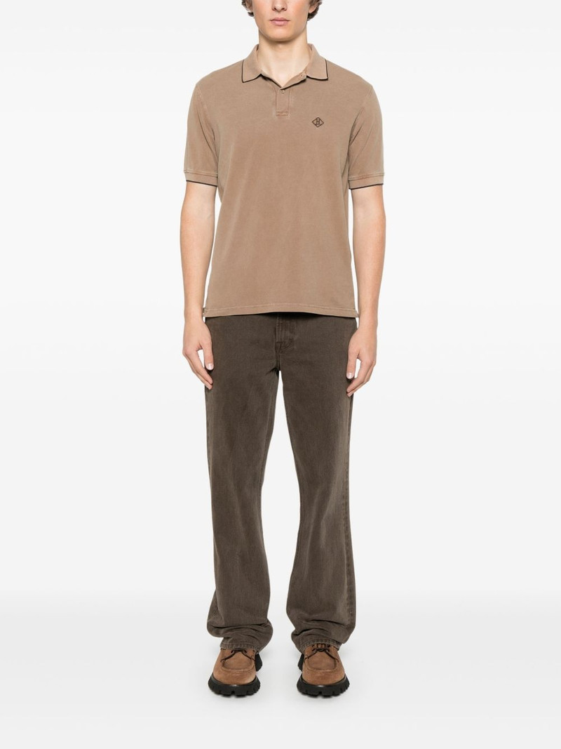 Herno logo-embroidered polo shirt outlook