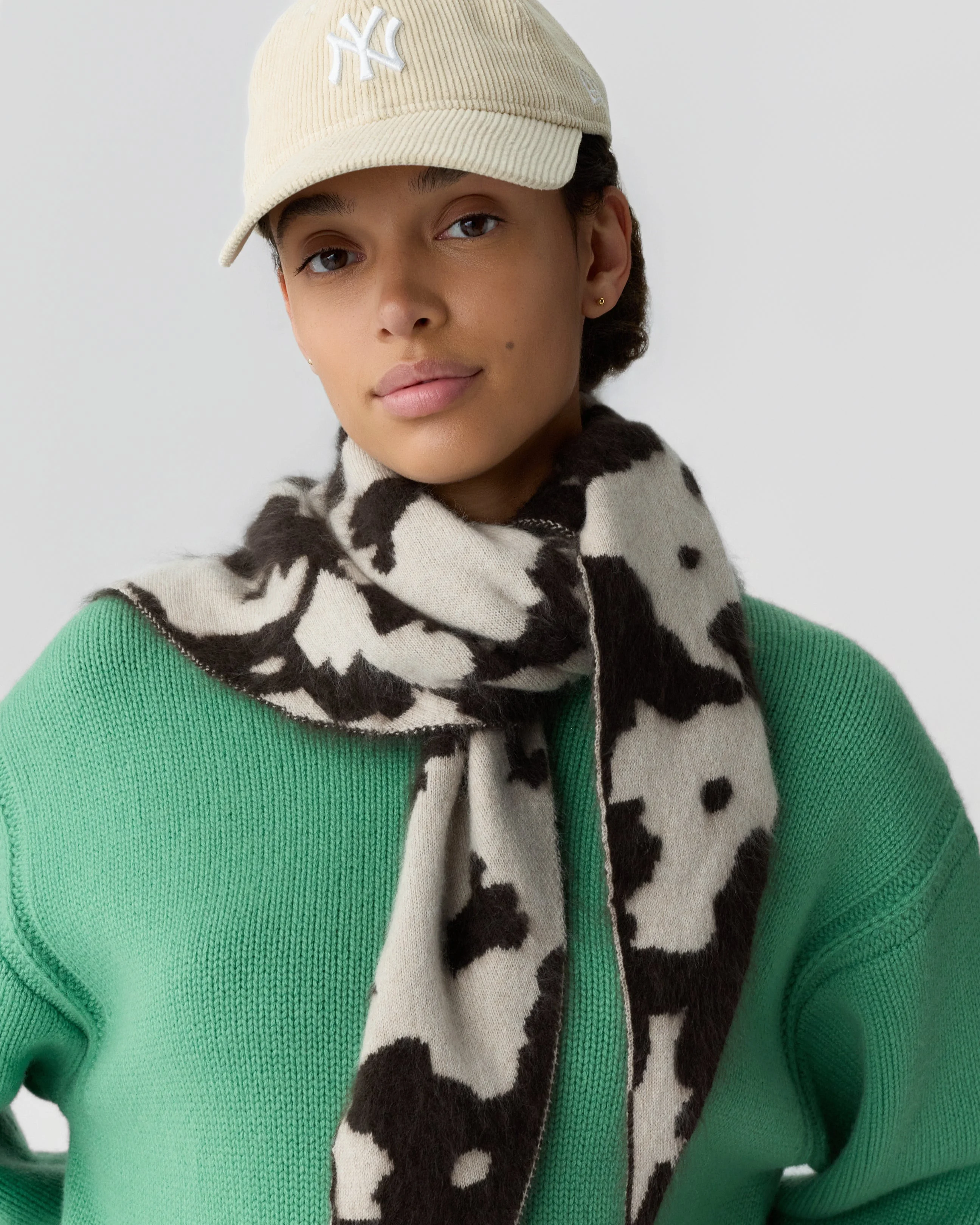 Grizzly Cowhide Wild Rag - 1