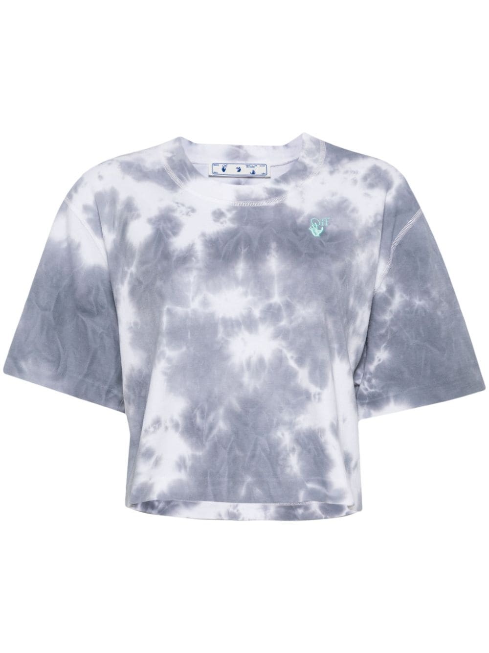 Hands Off tie-dye T-shirt - 1