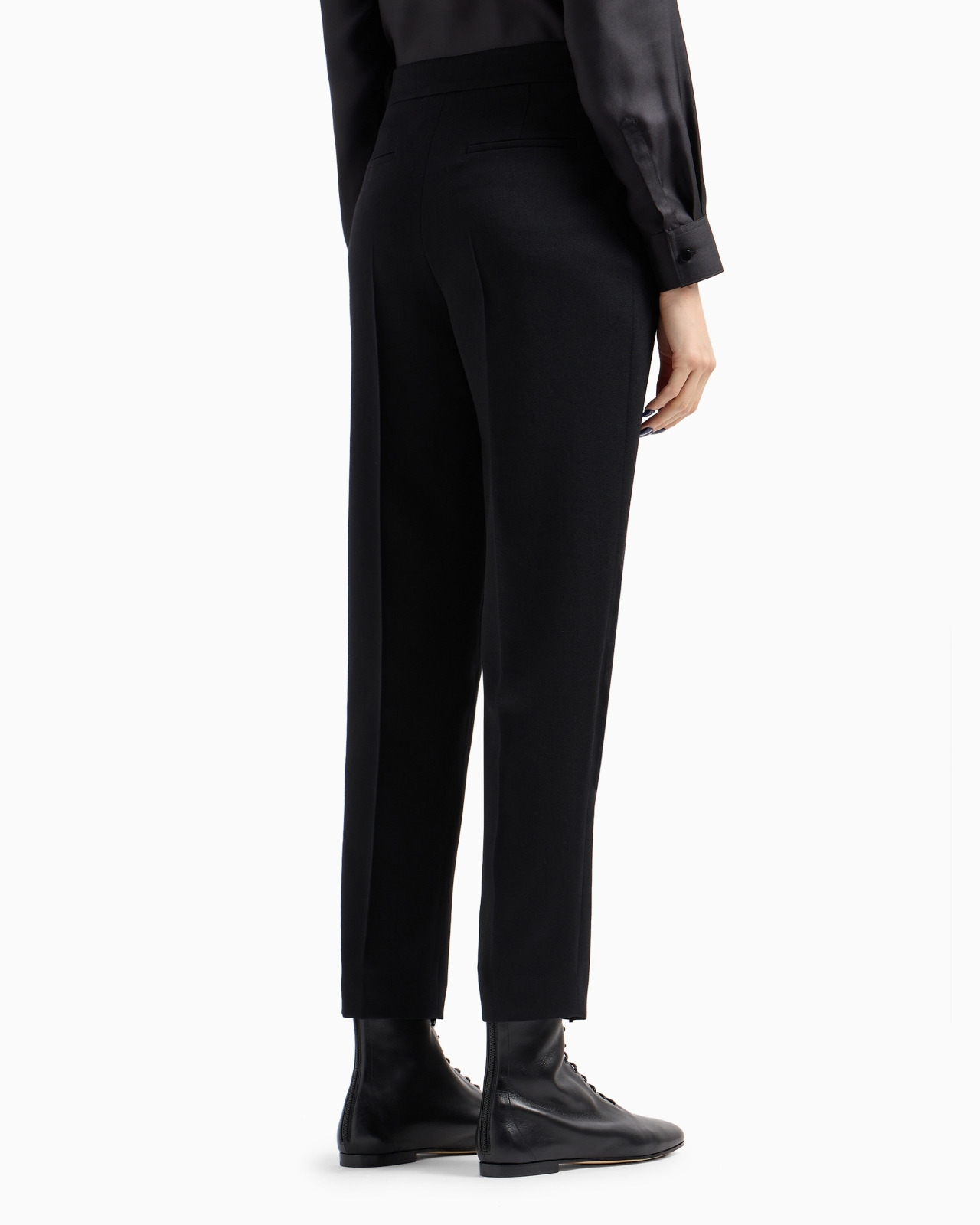 Straight trousers in virgin wool - 3