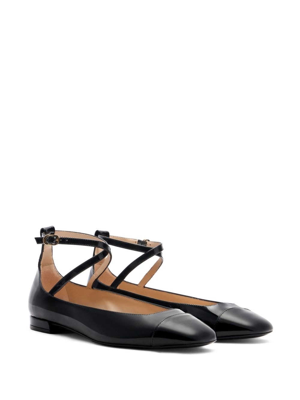 leather ballerina shoes - 2