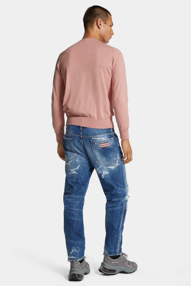 MEDIUM SUPER RIPPED WASH BRO JEANS 4