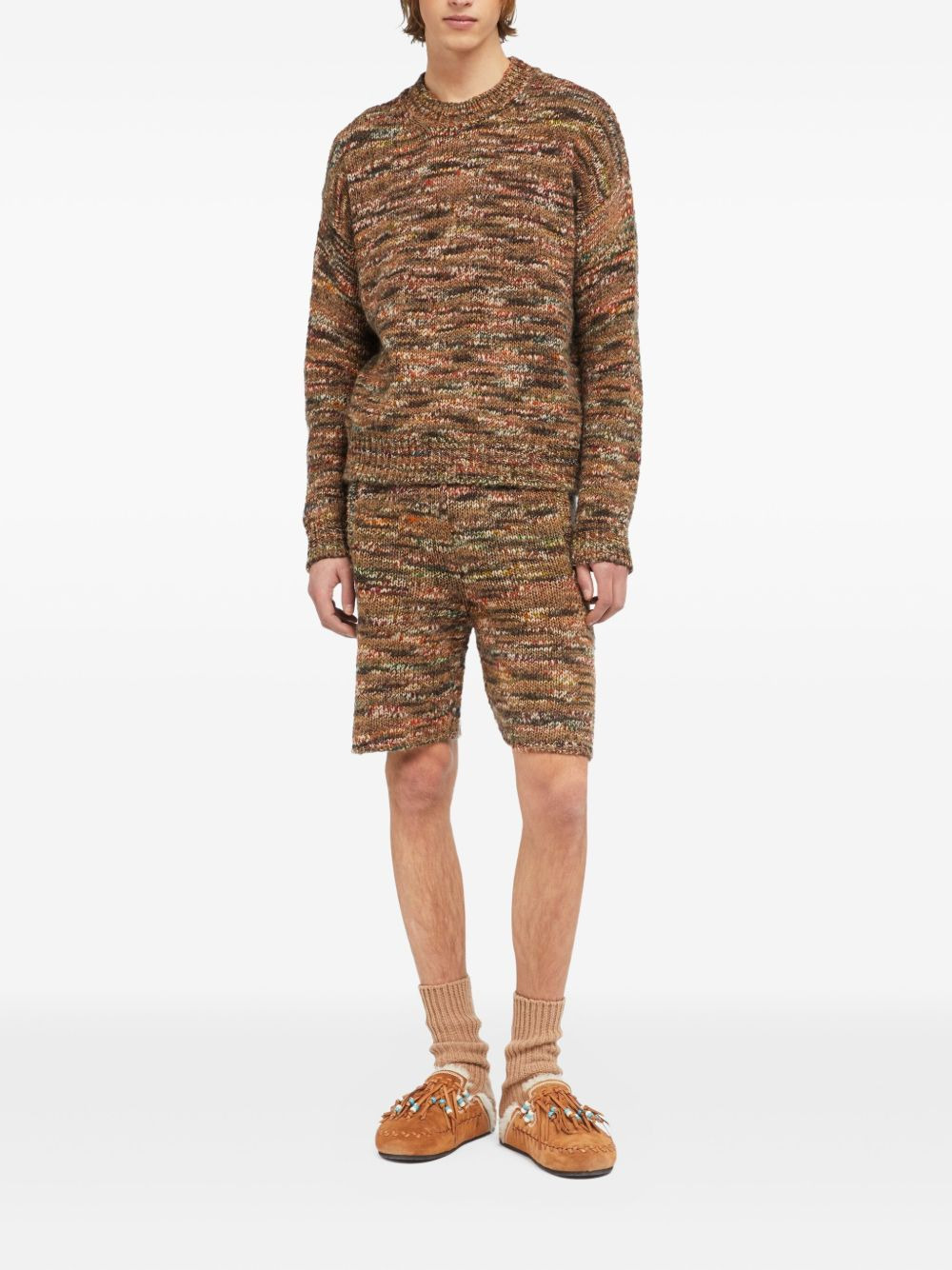 Grunge Beat speckled crew-neck sweater - 2