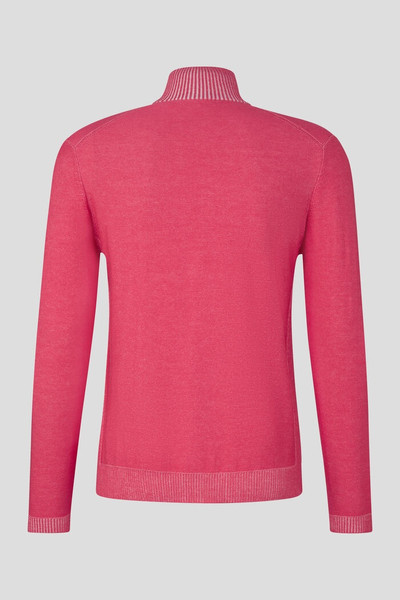 BOGNER Patryk Half-zip pullover in Pink outlook