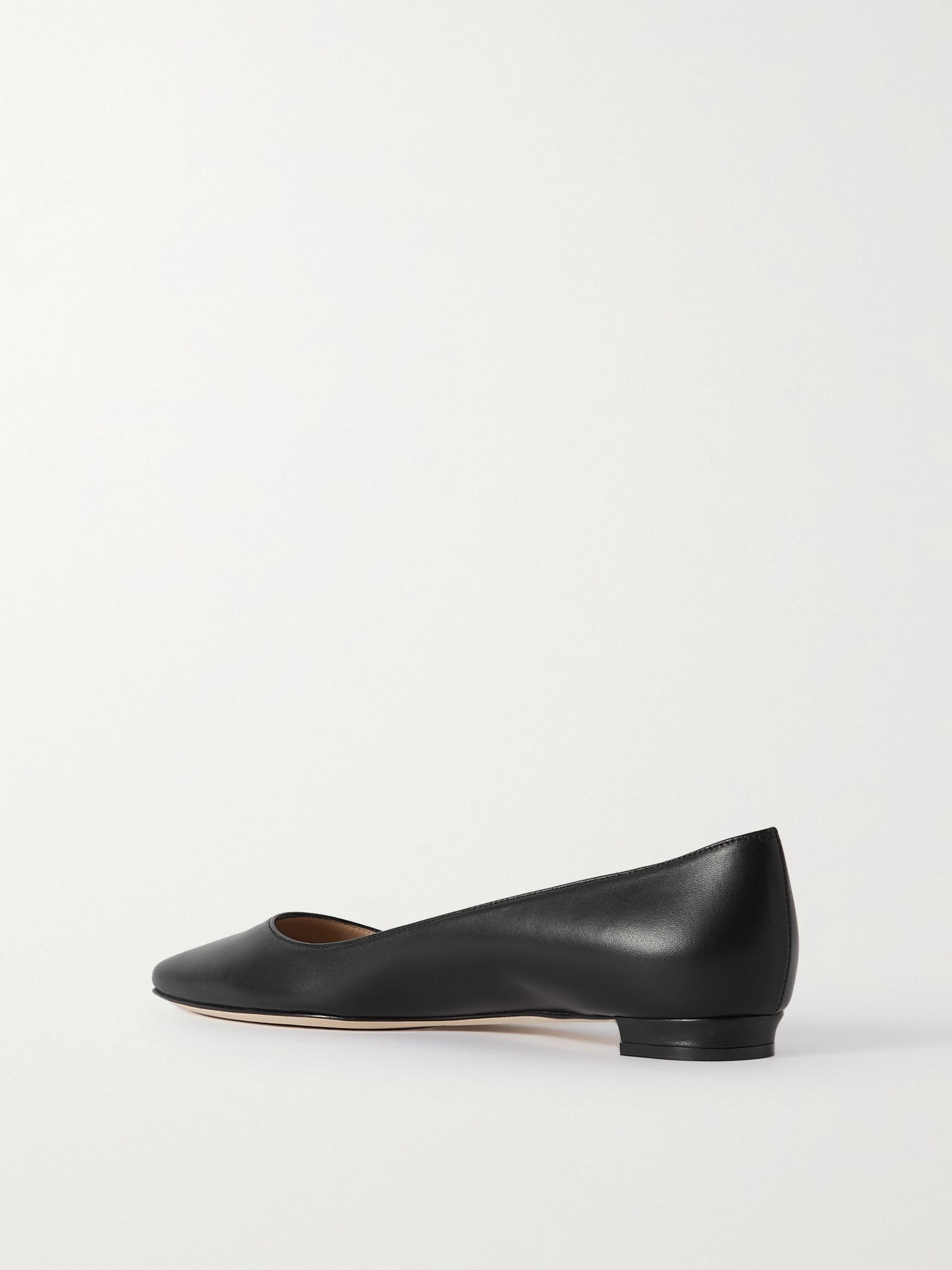 BB 10 leather point-toe flats Black - 3