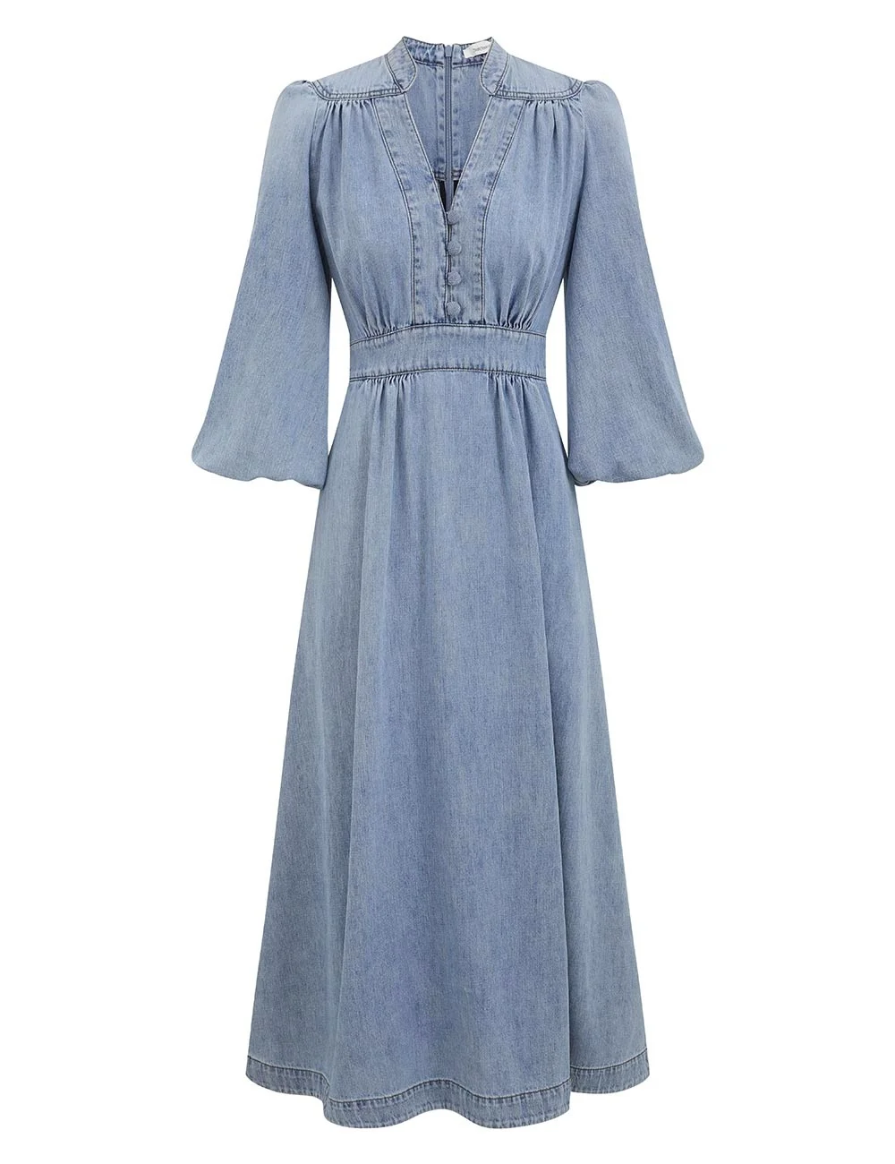 LUCKY DENIM MIDI DRESS - 1