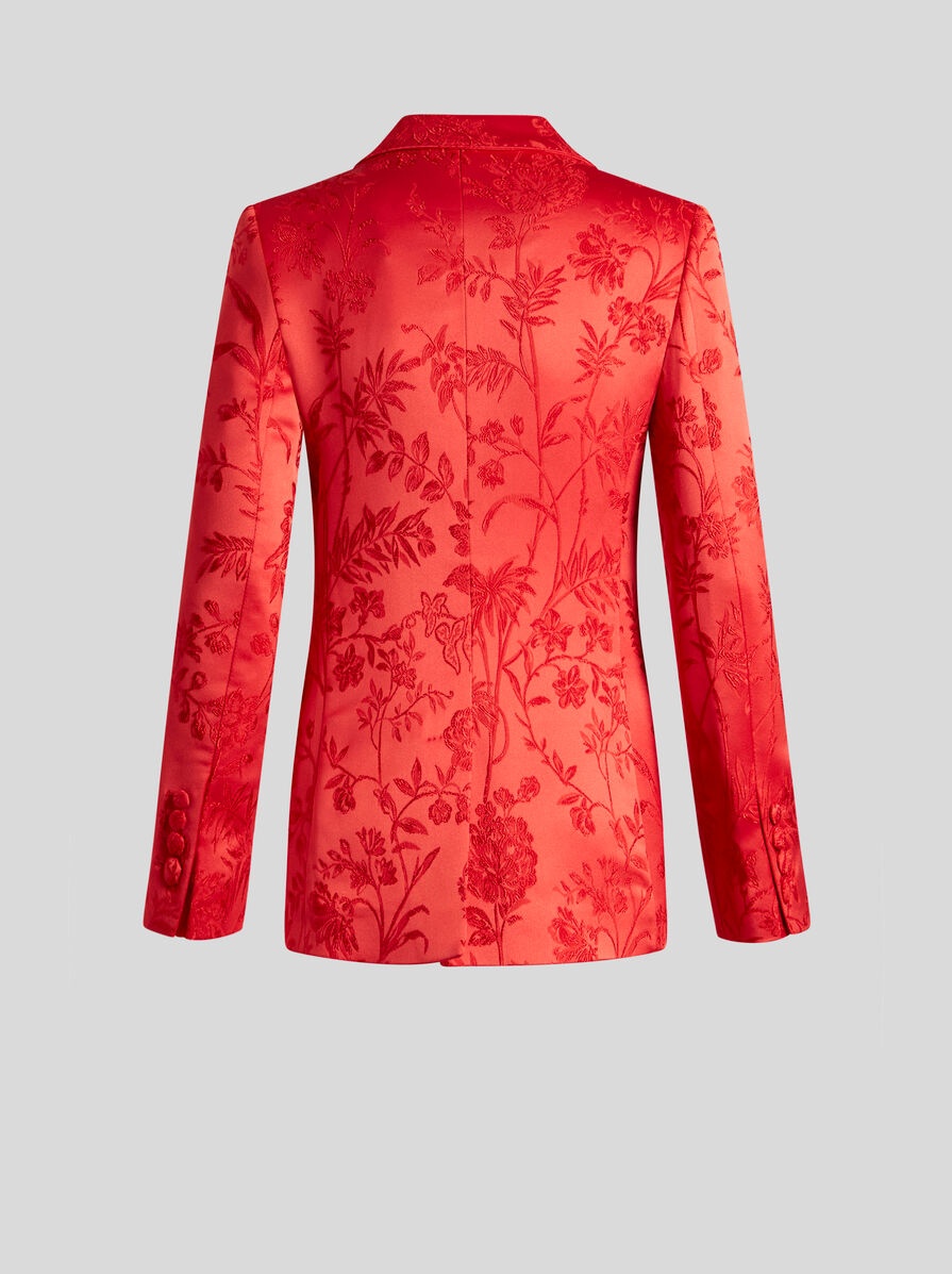 JACQUARD BROCADE JACKET - 5
