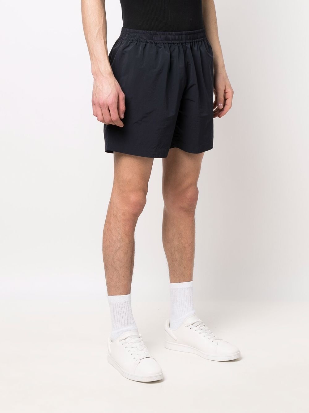 elasticated waistband track shorts - 3