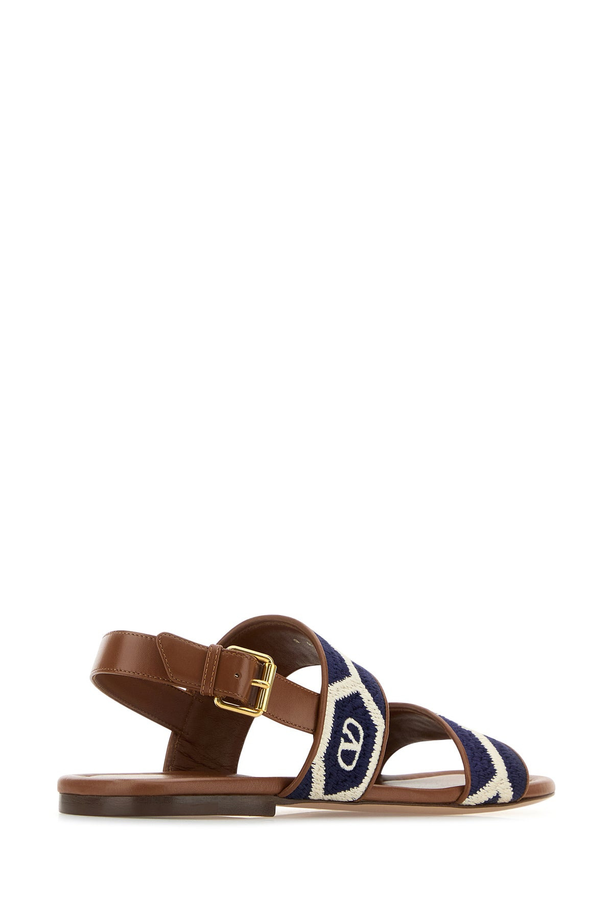 Embroidered fabric VLogo Signautre sandals - 3