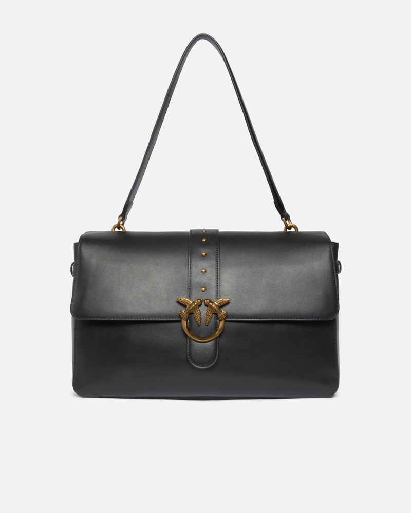 LEATHER MAXI LOVE BAG SLOUCHY SHOULDER BAG 1