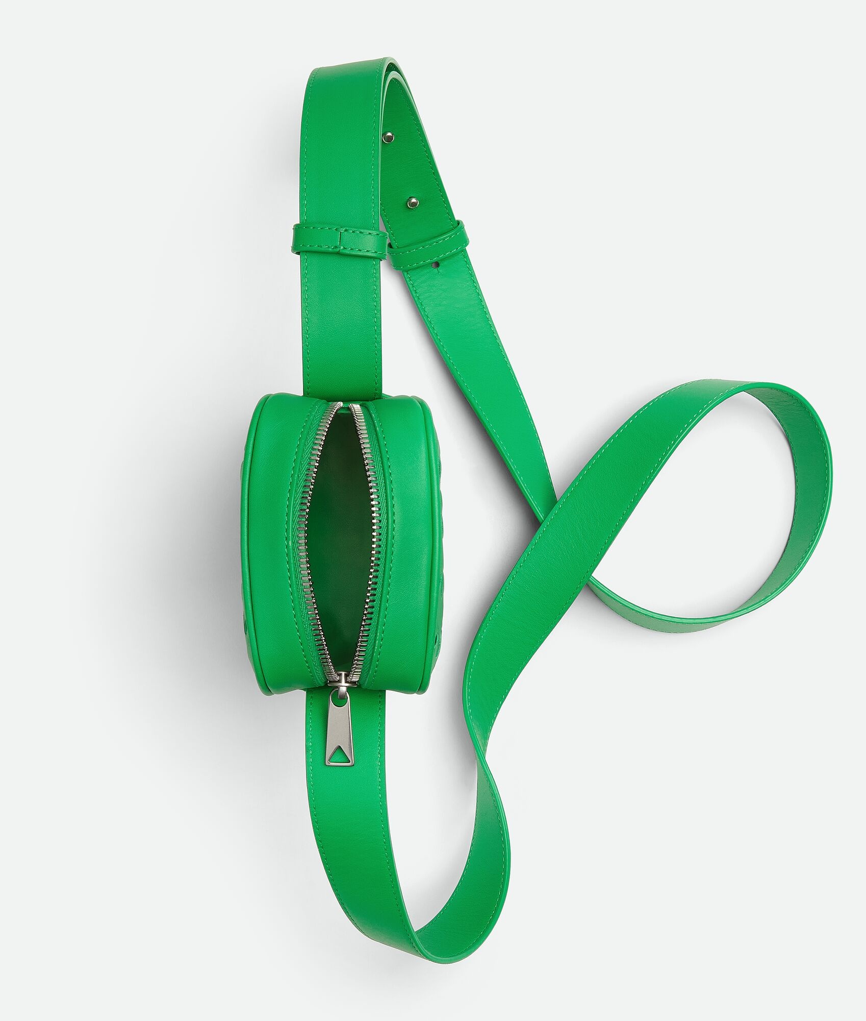 intrecciato zipped phone pouch - 3