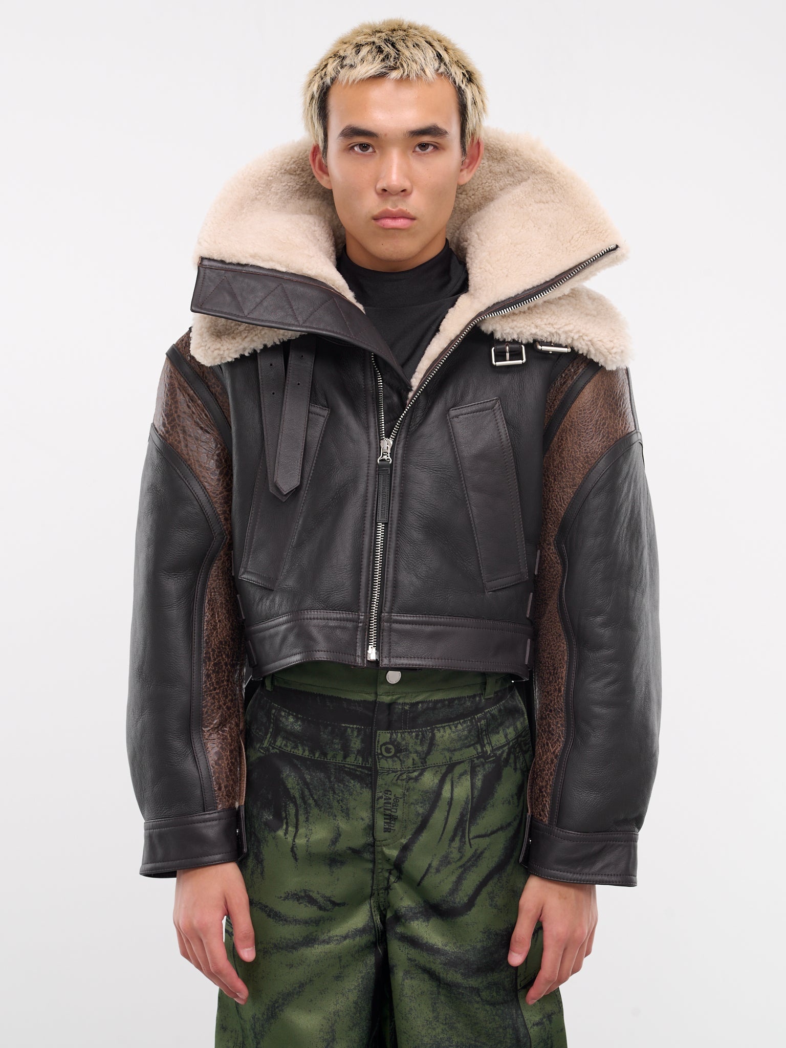 Leather & Shearling Jacket - 1