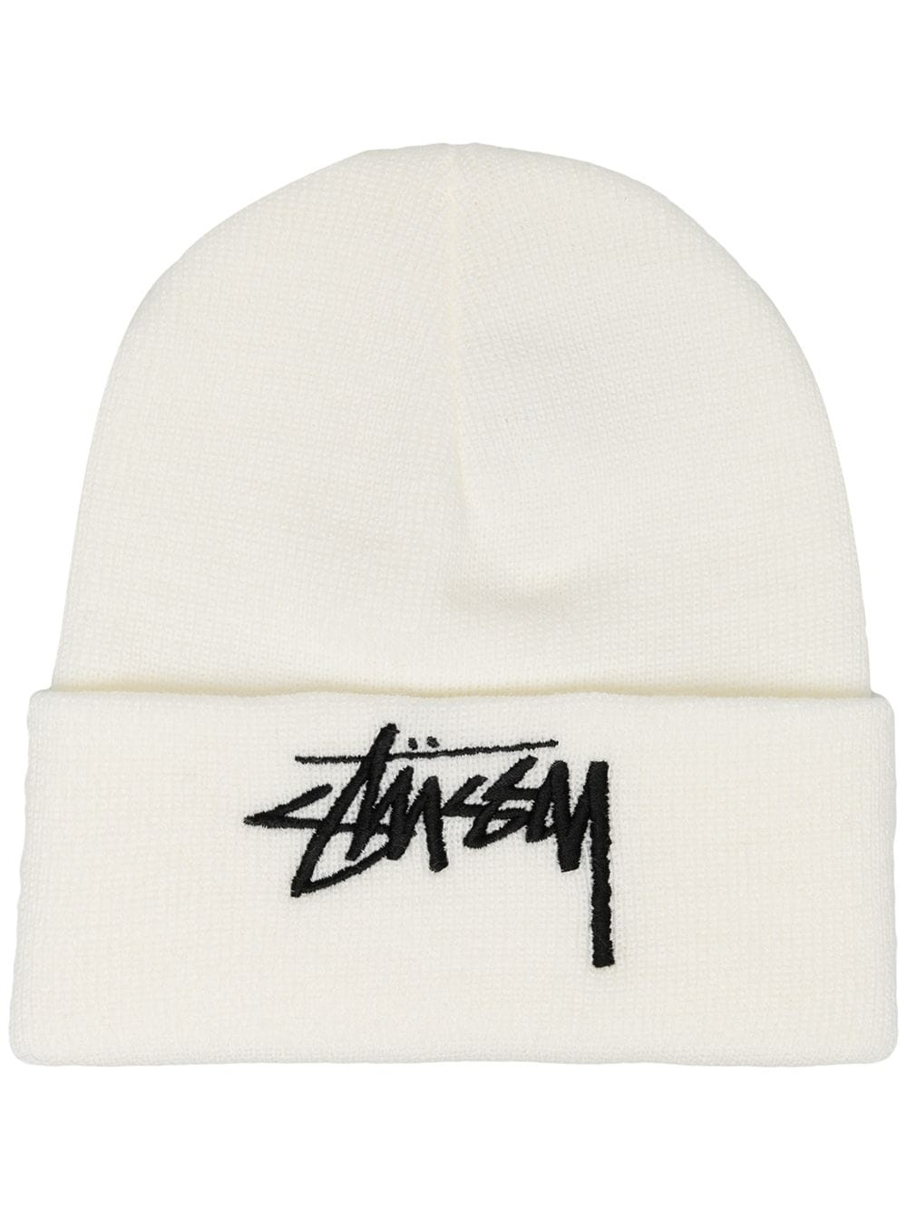 logo-embroidered beanie - 1