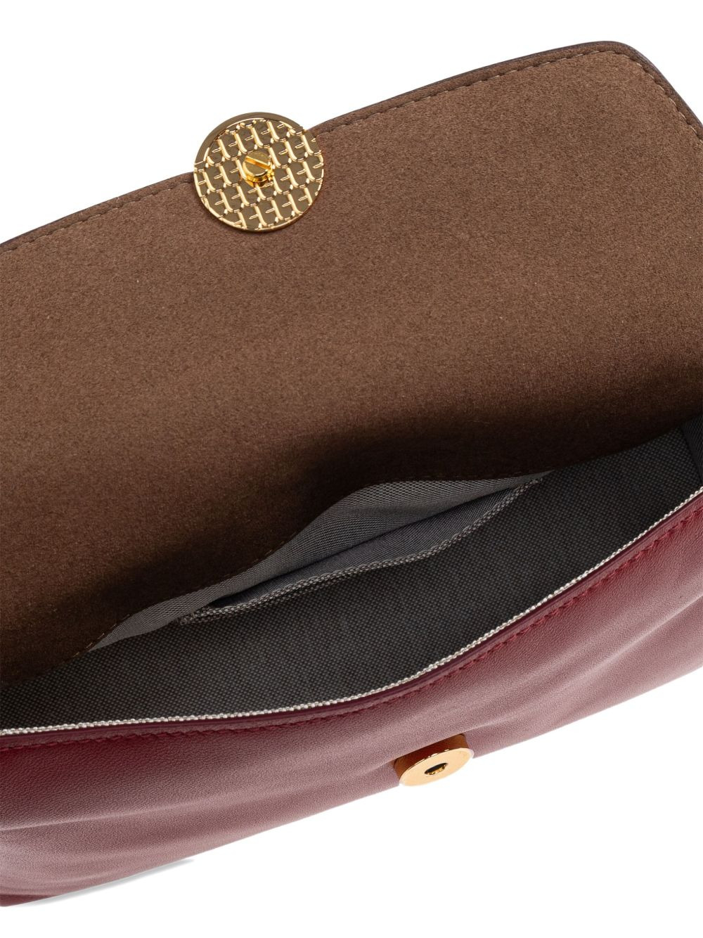 flap-closure leather tote bag - 4