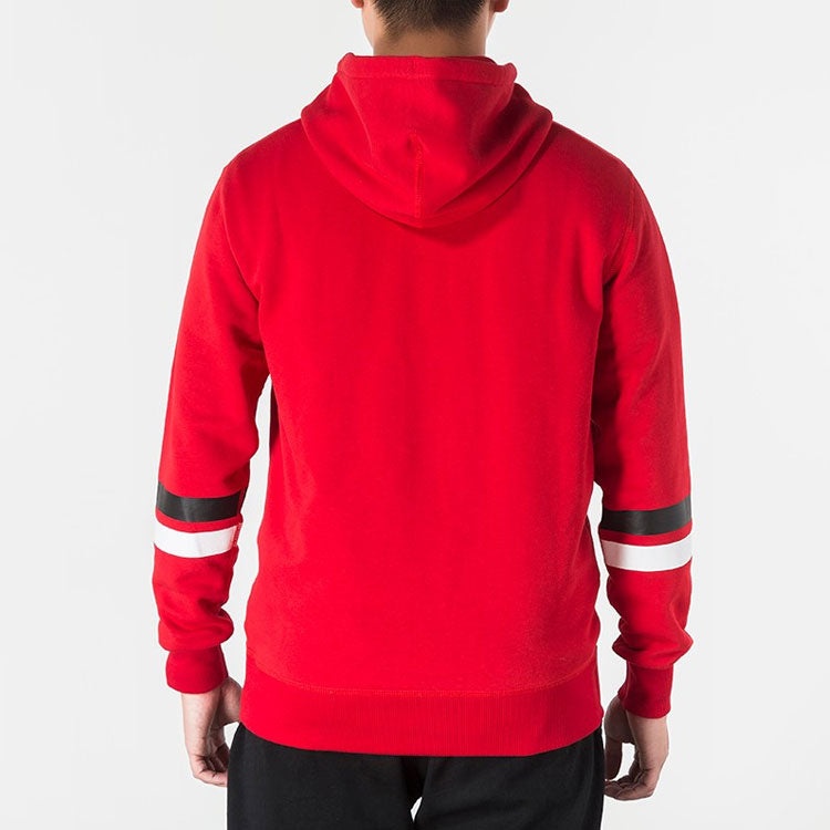 Converse Collegiate Text Pullover Hoodie 'Red' 10017352-A04 - 4